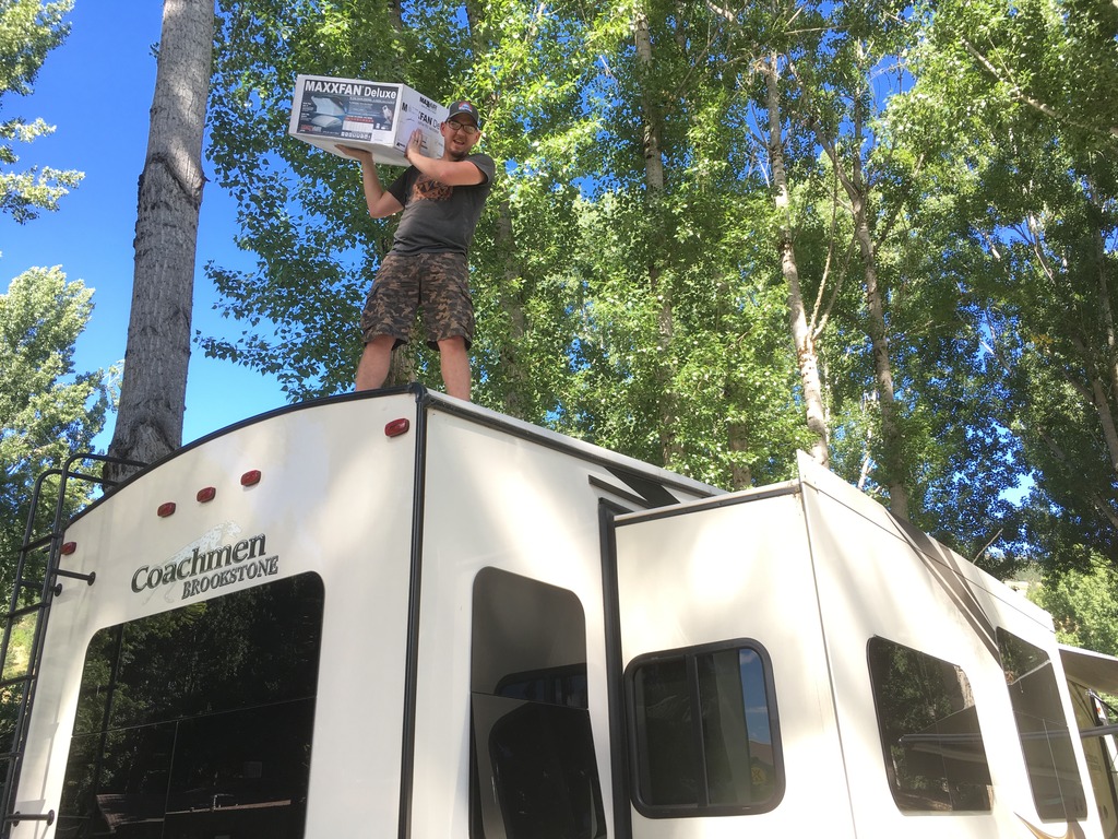 How to install a Maxxfan deluxe in your RV