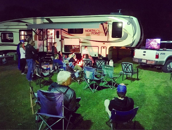 community in an rv on the road